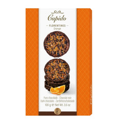 Jag Couture London - New York Cupido dark chocolate orange flavoured florentines