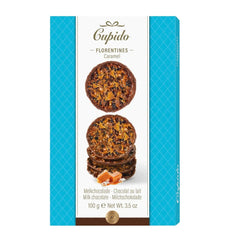 Jag Couture London - New York Cupido milk chocolate caramel flavoured florentines