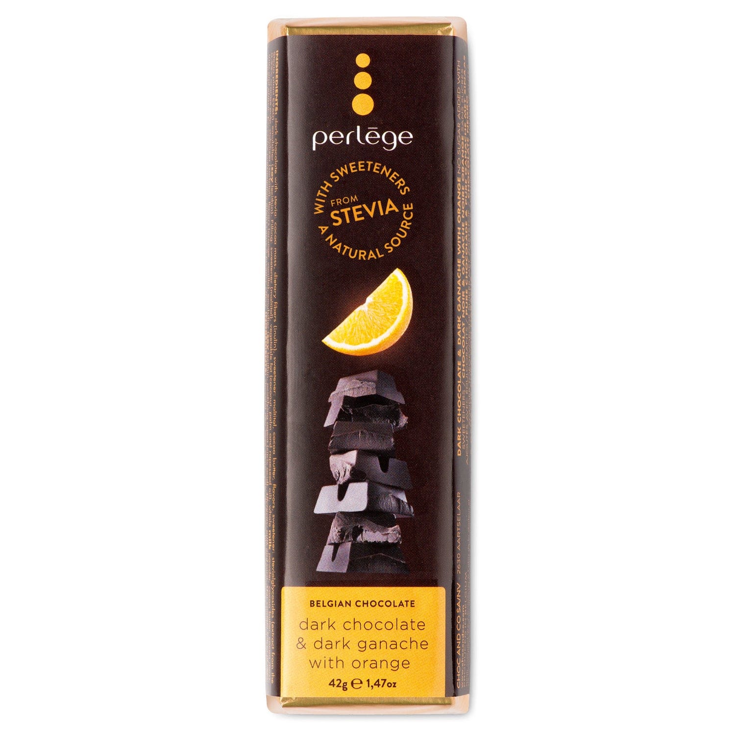 Jag Couture London - New York Dark chocolate bar with orange ganache