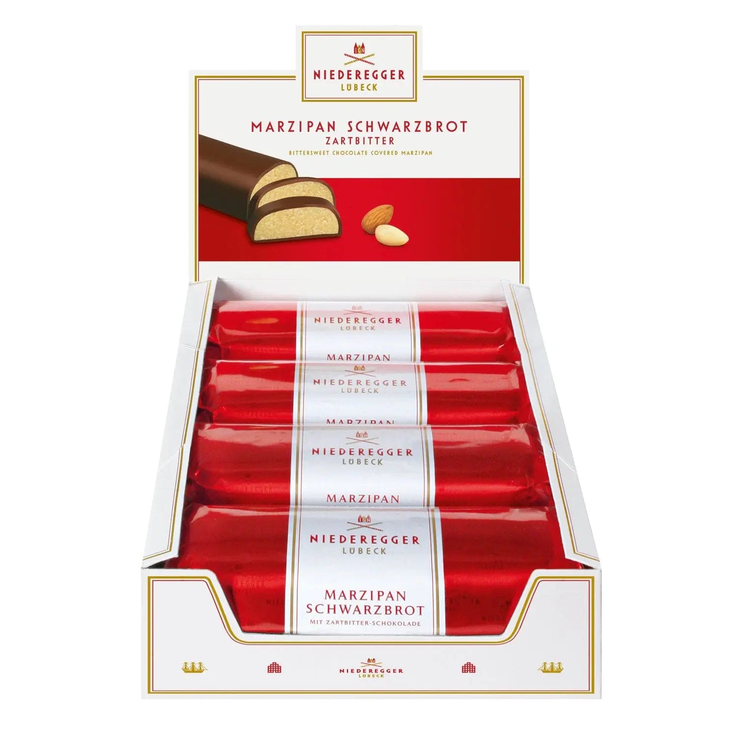 Jag Couture London - New York Dark chocolate covered marzipan loaf