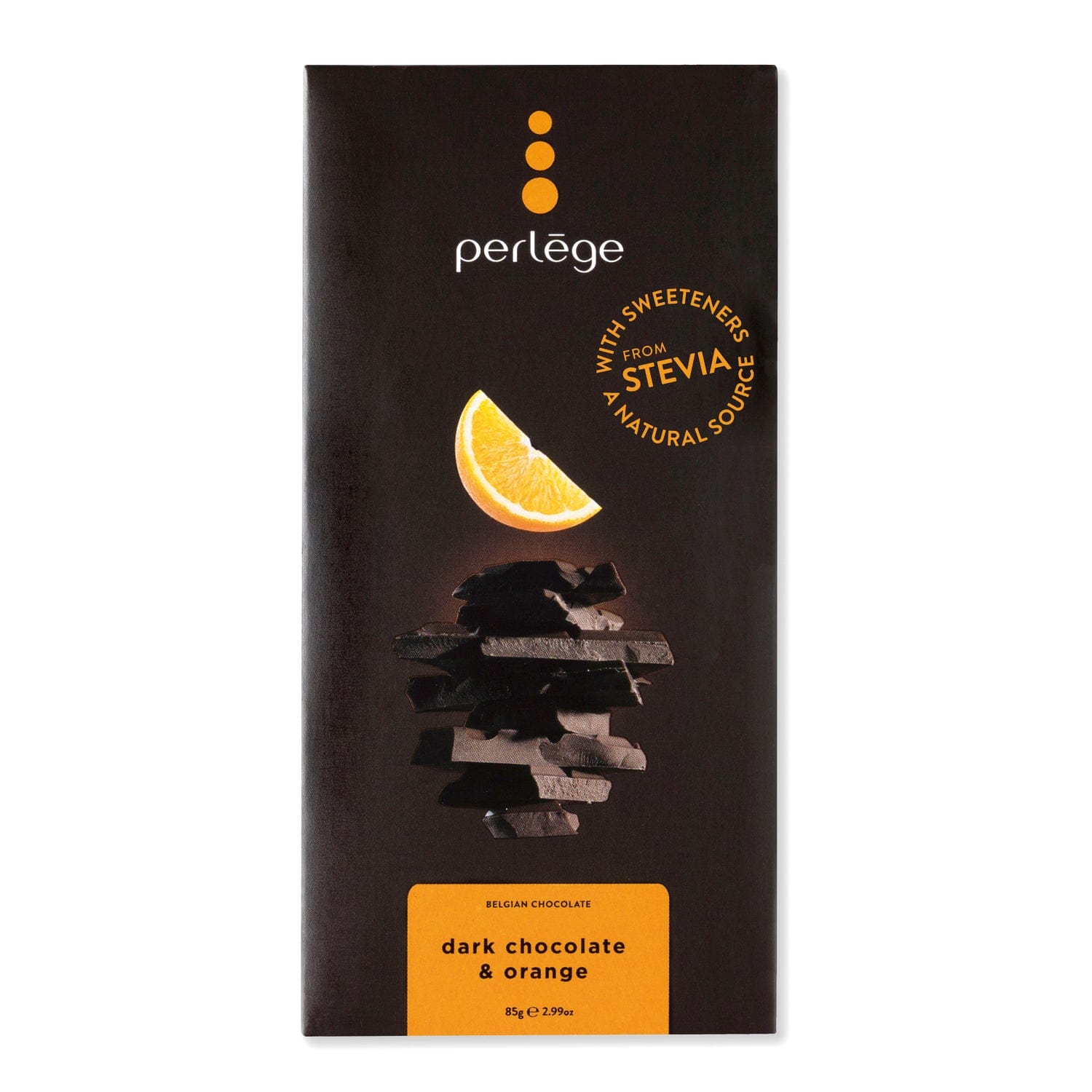 Jag Couture London - New York Dark chocolate tablet with orange