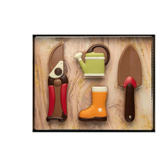 Jag Couture London - New York Decorated hollow milk chocolate gardening gift set - 195mm