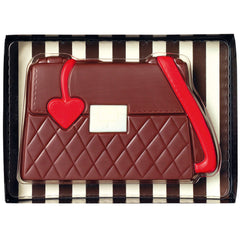 Jag Couture London - New York Decorated hollow milk chocolate hand bag in gift box - 105mm