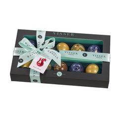 Jag Couture London - New York Deluxe gift box of 10 boozy Picasso chocolates with menu tag