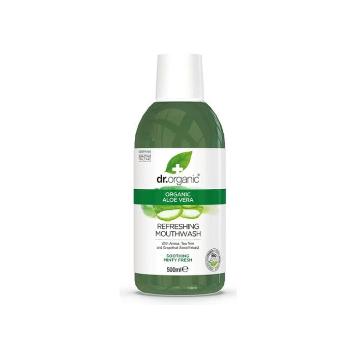 Jag Couture London - New York Dr. Organic Aloe Vera Mouthwash 500ml