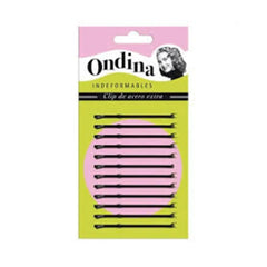 Jag Couture London - New York Eurostil Bola Negro Negro Clips Ondina 70mm Carton 1un