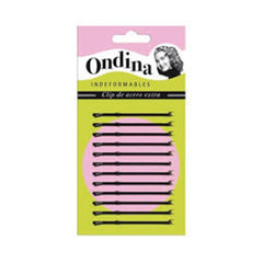 Jag Couture London - New York Eurostil Bola Negro Negro Clips Ondina 70mm Carton 1un