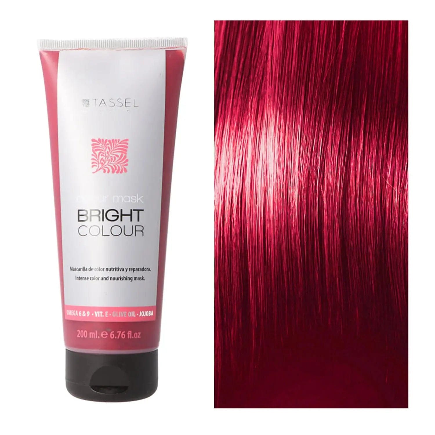 Jag Couture London - New York Eurostil Bright Colour Mascarilla Capilar Color Rojo 1un