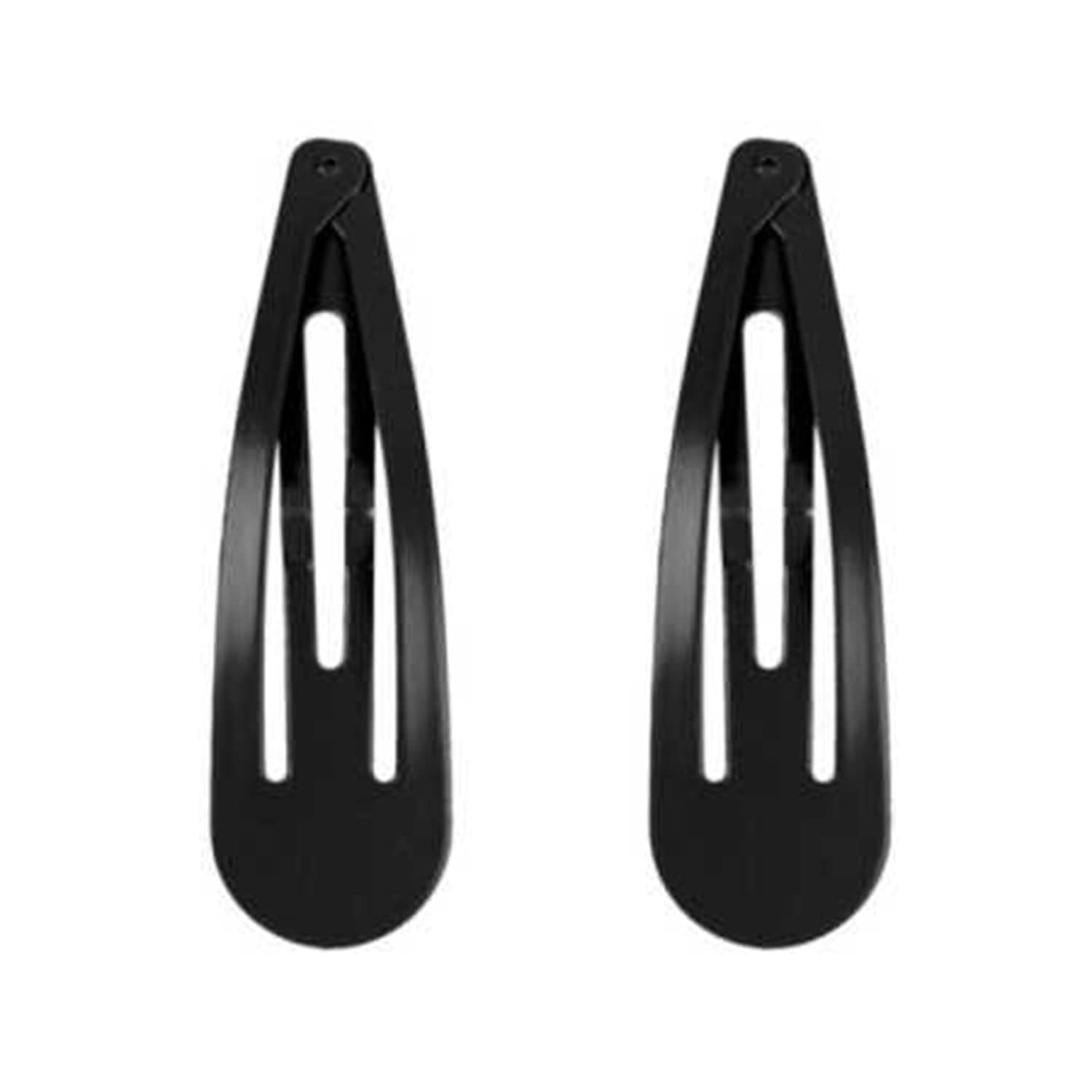 Jag Couture London - New York Eurostil Negro Negro Ranitas Para Pelo 7cm Pack 1un