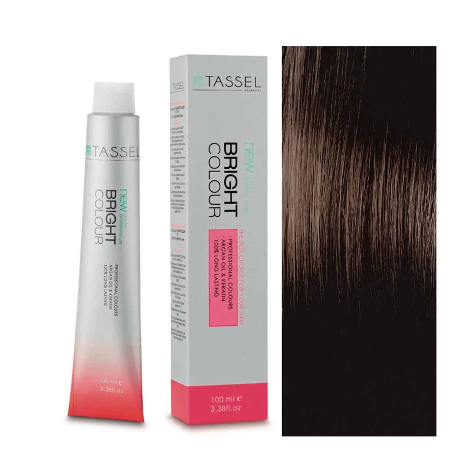 Jag Couture London - New York Eurostil New Bright Colour Tinte N4,77 Castaño Chocolate 1un