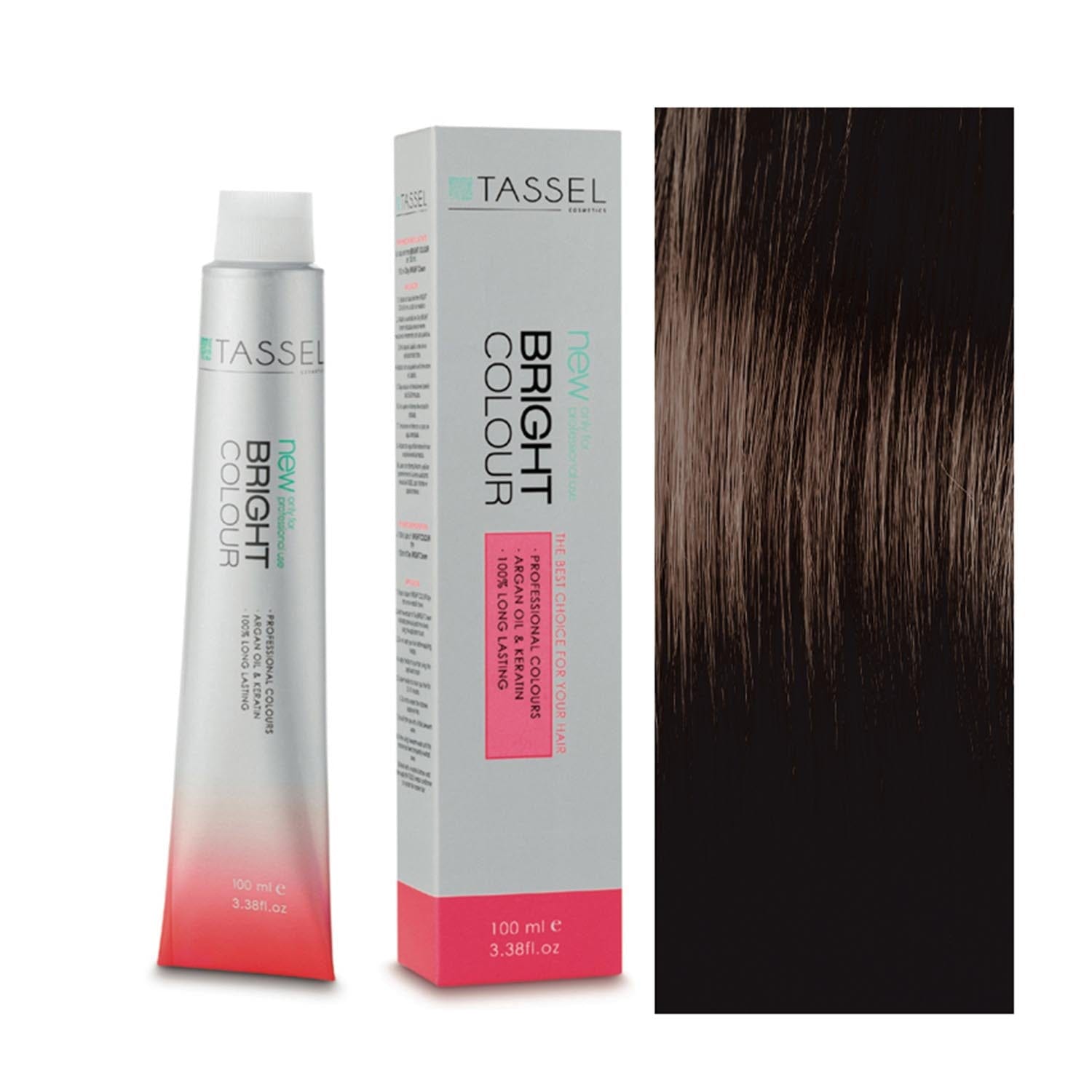 Jag Couture London - New York Eurostil New Bright Colour Tinte N4,77 Castaño Chocolate 1un