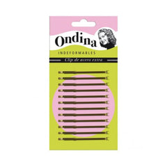 Jag Couture London - New York Eurostil Ondina Clips 70mm Bronce 12un