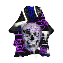 Jag Couture London - New York Eurostil Purple Skull Capa Con Cuello De Neopreno 1un