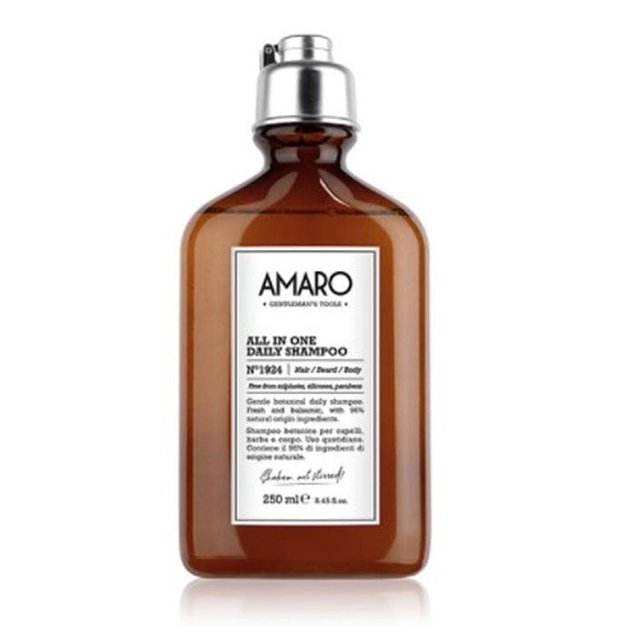 Jag Couture London - New York Farmavita Amaro All In One Daily Shampoo N1924 Hair-Beard-Body 250ml