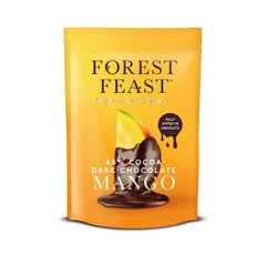 Jag Couture London - New York Forest Feast mango strips dipped in dark Belgian chocolate