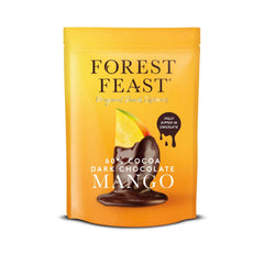 Jag Couture London - New York Forest Feast mango strips dipped in dark Belgian chocolate
