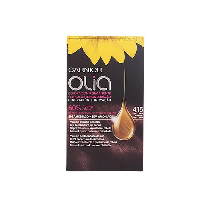 Jag Couture London - New York Garnier Olia Permanent Coloring 4,15 Chocolate