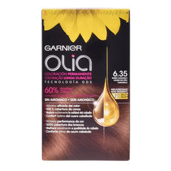 Jag Couture London - New York Garnier Olia Permanent Coloring 6,35 Blond Caramel