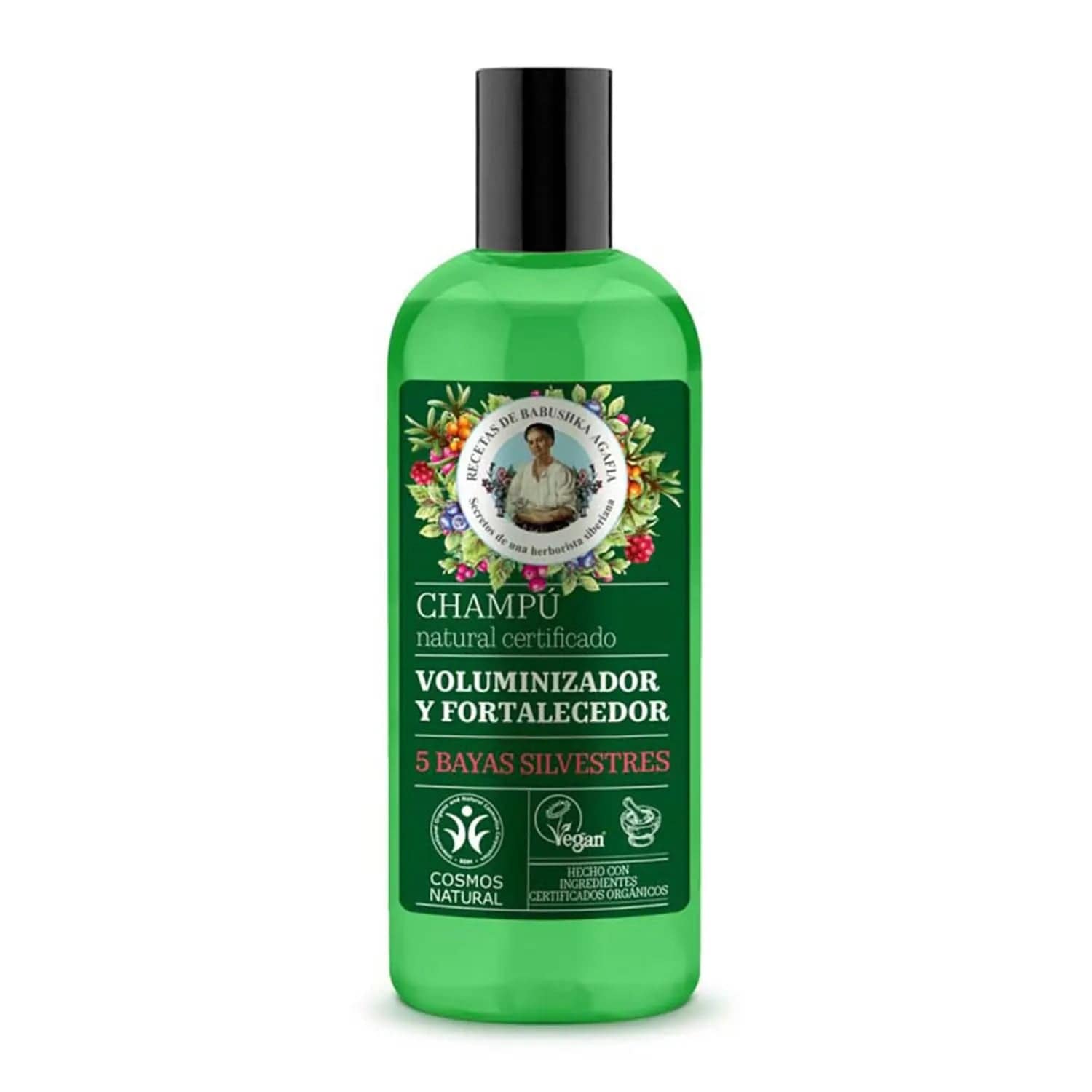 Jag Couture London - New York Green Agafia 5 Bayas Silvestres Champu Voluminizador Natural 260ml