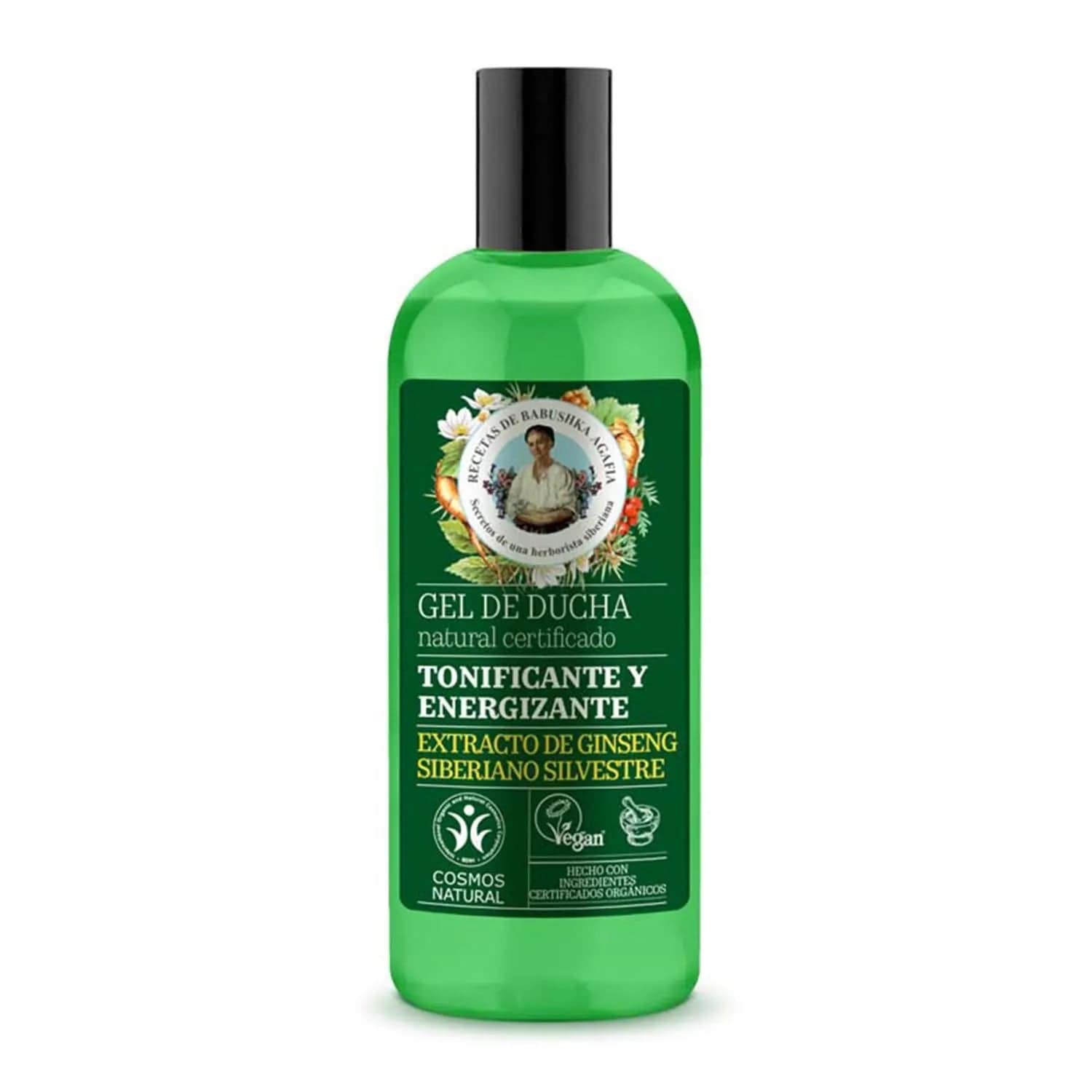Jag Couture London - New York Green Agafia Ginseng Siberiano Gel De Baño Tonificante Natural 260ml