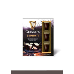 Jag Couture London - New York Guinness milk and white chocolate mini pints in acetate carton - 9 pieces