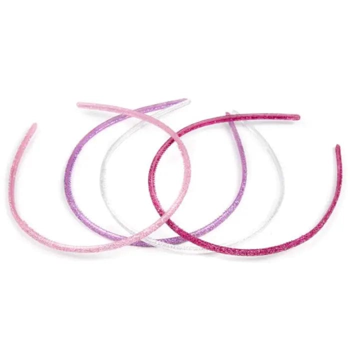 Jag Couture London - New York Inca Fine Headbands With Glitter 4 Units