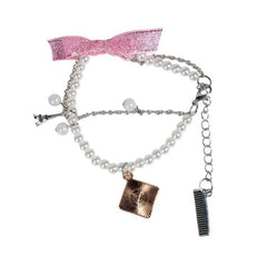 Jag Couture London - New York Inca Pearl Bracelet With Hanging Ornaments 1 Unit