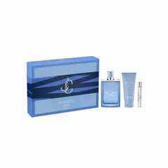 Jag Couture London - New York Jimmy Choo Man Aqua Eau De Toilette Spray 100ml Set 3 Pieces