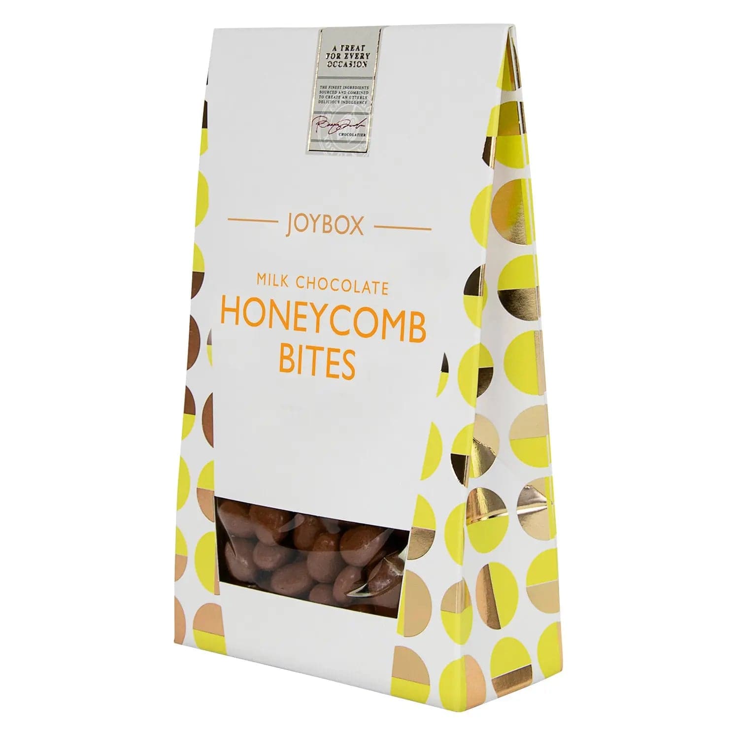 Jag Couture London - New York Joybox honeycomb pieces coated in milk chocolate in carton