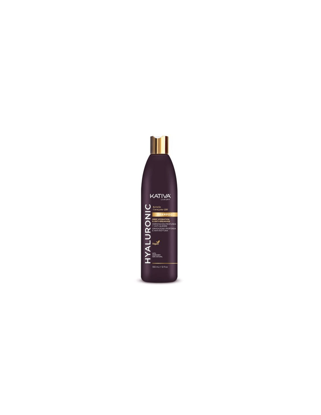 Jag Couture London - New York Kativa Hyaluronic Ker Q10 Champu 355