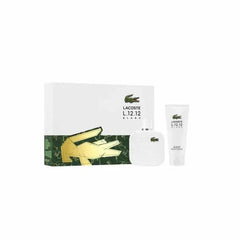 Jag Couture London - New York Lacoste L.12.12 Blanc Men Eau De Toilette Spray 100ml Set 2 Pieces