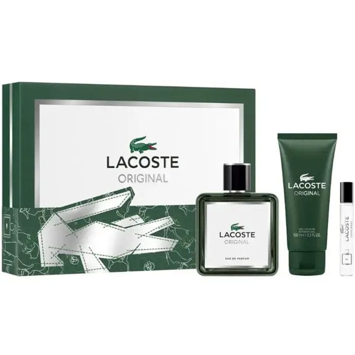 Jag Couture London - New York Lacoste Original Eau De Parfum Spray 100ml Set 3 Pieces