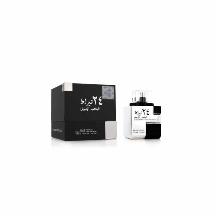 Jag Couture London - New York LATTAFA 24 CARAT WHITE GOLD EDP SPRAY 100ML
