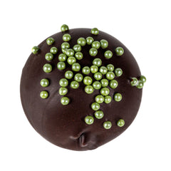 Jag Couture London - New York Lime truffle - flavoured oatmilk ganache in dark chocolate 12.8g