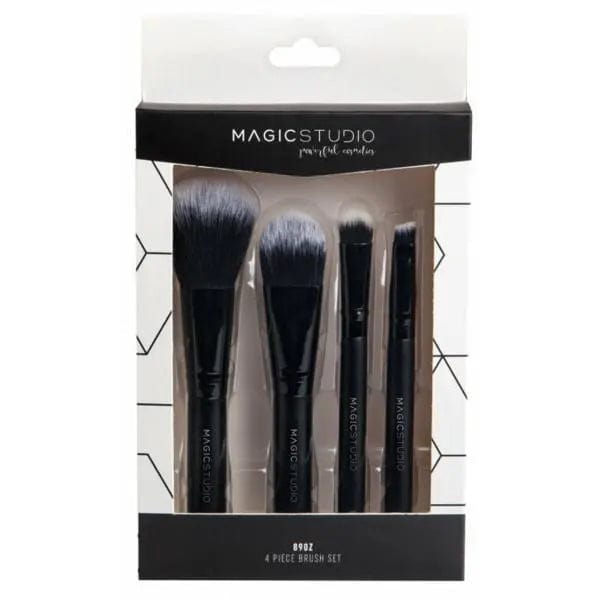 Jag Couture London - New York Magic Studio Powerful Cosmetics Brush Lote 4 Piezas