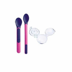 Jag Couture London - New York Mam Heat Sensitive Spoon 2 Units Pink