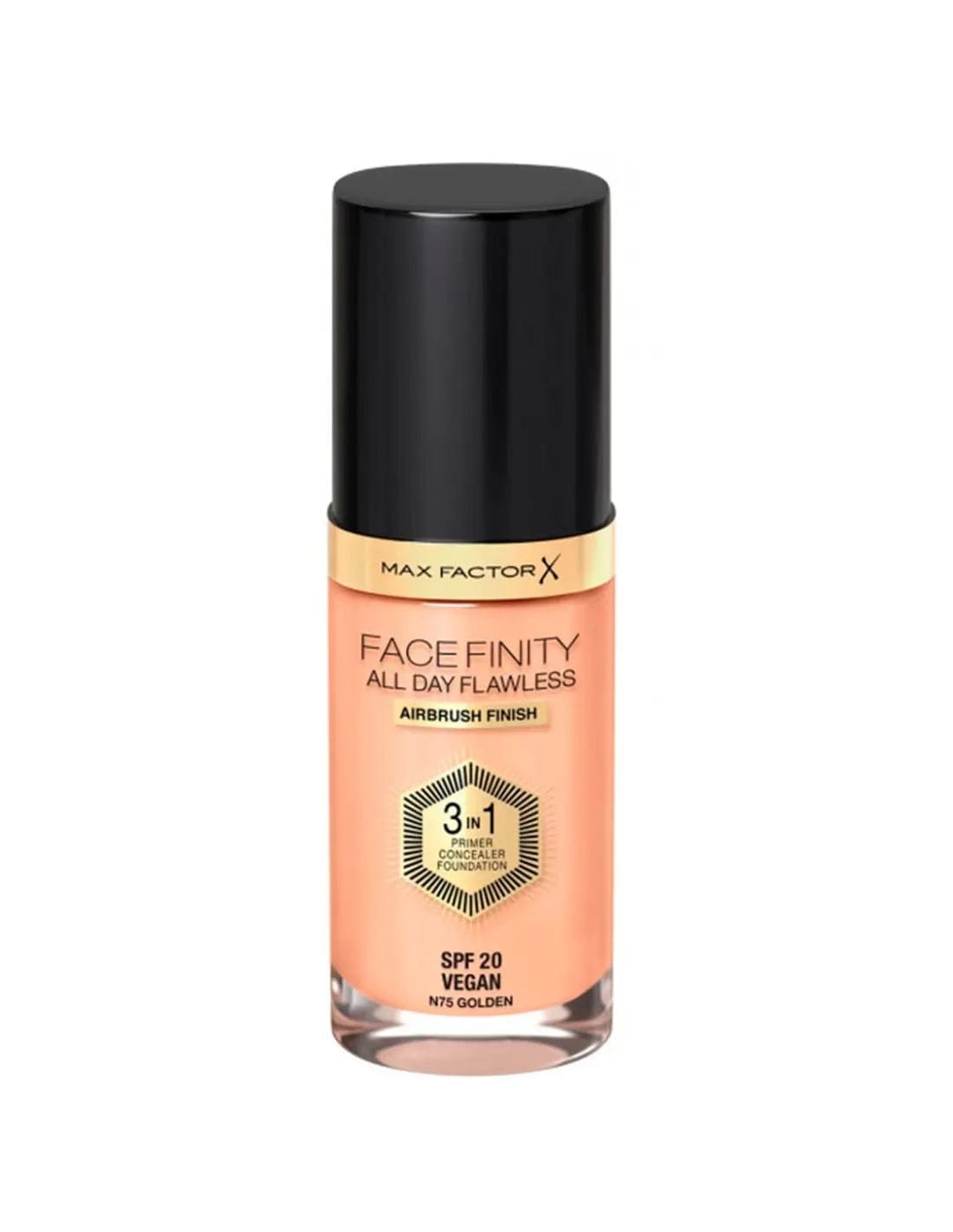 Jag Couture London - New York Max Factor Facefinity 3in1 Primer, Concealer y Foundation 75-Golden 30ml