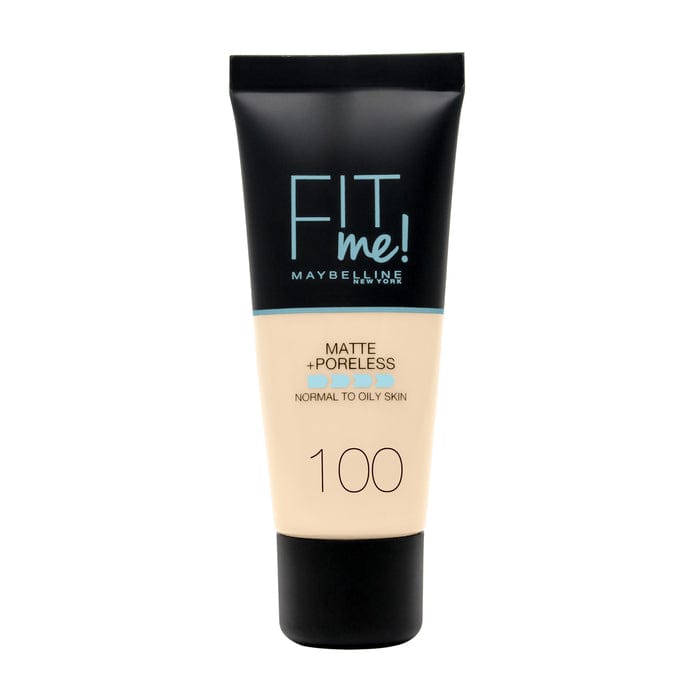 Jag Couture London - New York Maybelline Fit Me Matte & Poreless Foundation 100 Warm Ivory 30ml