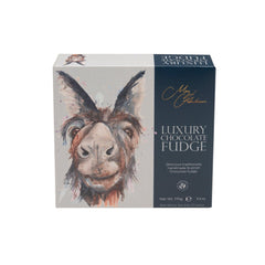Jag Couture London - New York Meg Hawkins Donkey carton of chocolate fudge