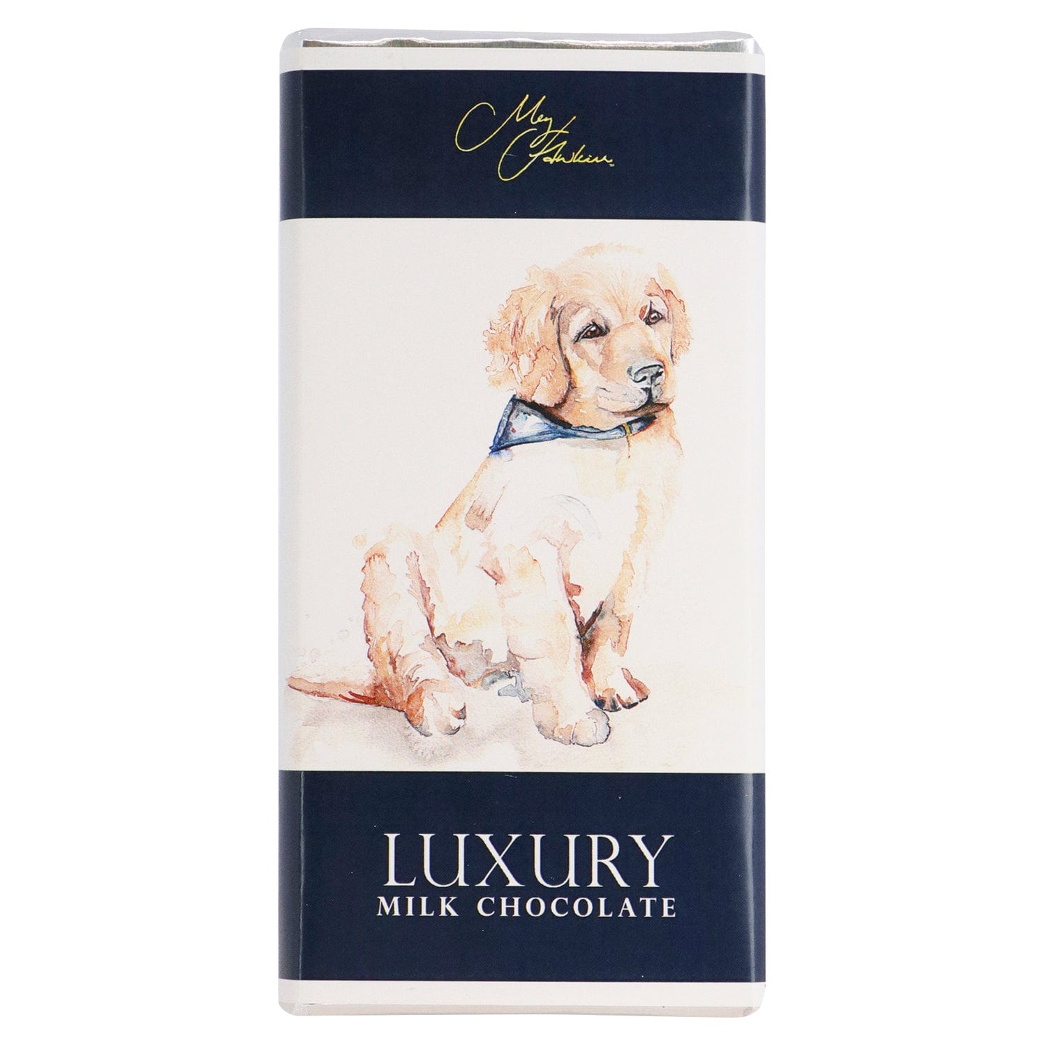 Jag Couture London - New York Meg Hawkins Golden Retriever design milk chocolate bar