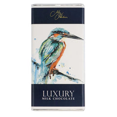 Jag Couture London - New York Meg Hawkins Kingfisher design milk chocolate bar