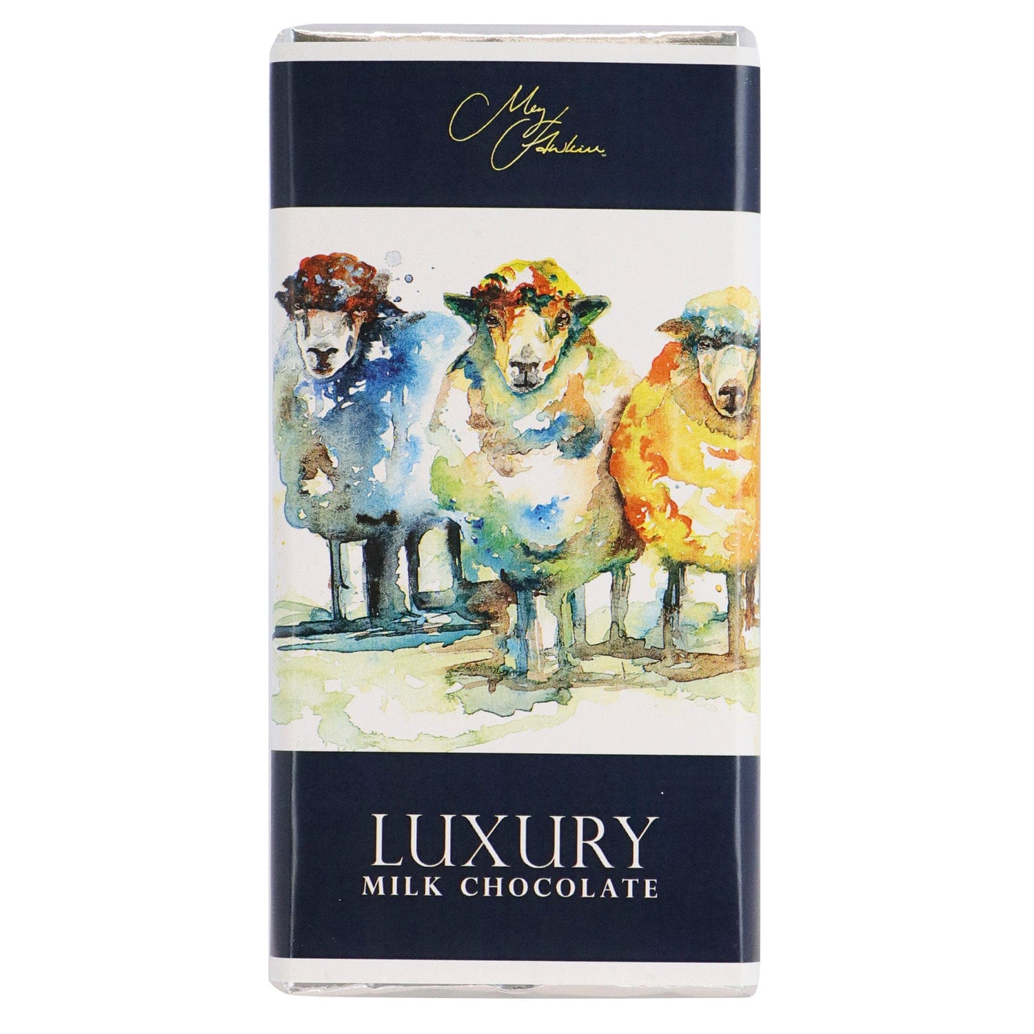 Jag Couture London - New York Meg Hawkins Neon Sheep design milk chocolate bar