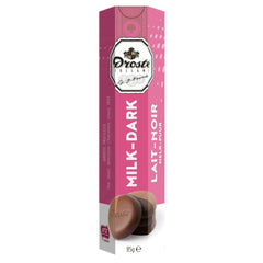 Jag Couture London - New York Milk and dark chocolate pastilles in tube