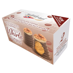 Jag Couture London - New York Milk chocolate coffee ganache walnut whirls twin pack