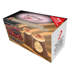 Jag Couture London - New York Milk chocolate Irish cream ganache walnut whirls twin pack