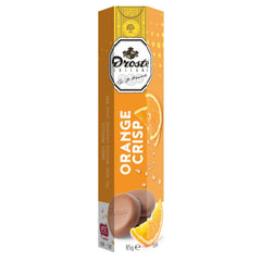 Jag Couture London - New York Milk chocolate orange crisp pastilles in tube