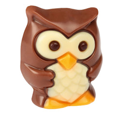 Jag Couture London - New York Milk chocolate owl with hazelnut praline filling 13g