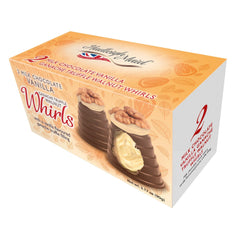Jag Couture London - New York Milk chocolate vanilla ganache walnut whirls twin pack