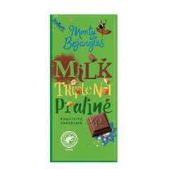 Jag Couture London - New York Milk Triple Nut Praline exquisite chocolate bar