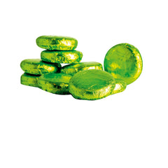 Jag Couture London - New York Mint crème - dark chocolate covered fondant in green coloured foil 120pcs
